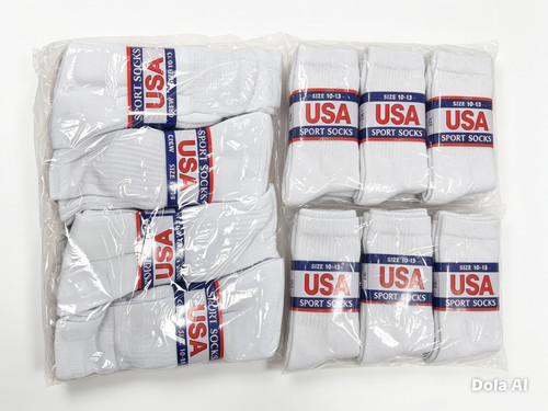 Usa sport crew - crew, socks