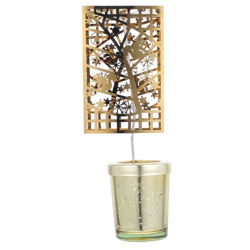 Rotating candle holder iron - rotating,