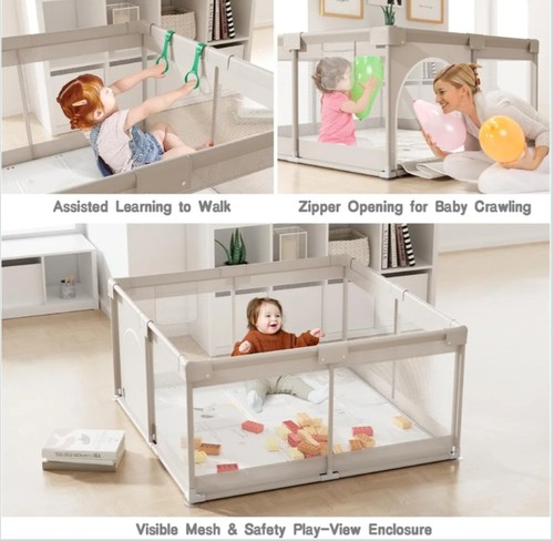 Baby playpen for babies and - ,