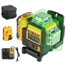 DeWalt DW089LG 12V Green Line 3 x 360 Laser Level Laser Tool battery + charger