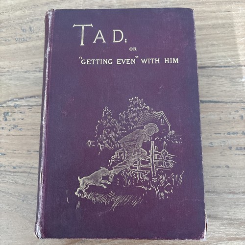 Antique book tad or - antique,