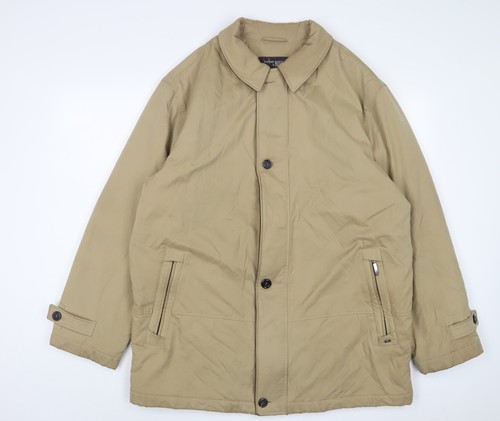 Bush mens beige jacket size - size, l