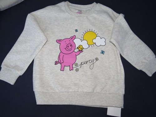 Percy pig grey sweatshirt - percy,