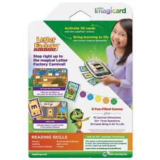 LeapFrog Imagicard Digital Game Cards Letter Factory Kids Fun Learning LeapPad
