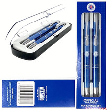 Rangers FC Executive Black Ink Ballpoint Pen & Pencil RFC Gift Set