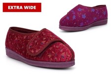 Womens Wide Fit Slippers