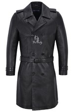 Mens Knee Length Leather