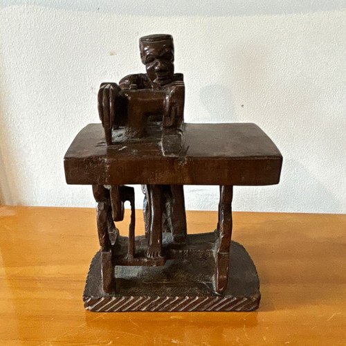 Vintage african hand - vintage, hand-carved