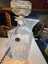 crystal decanter made by RCR