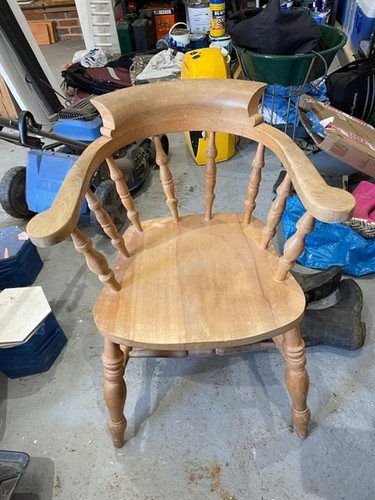 Old used pine captains - old,