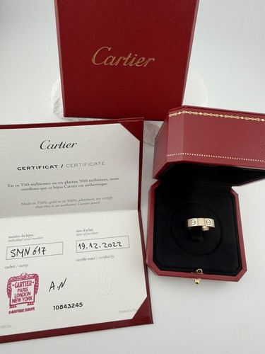 Cartier white gold love ring - white,