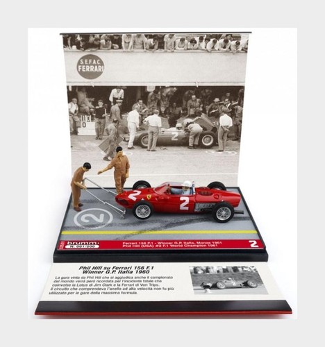 Brumm ferrari f1 diorama - 1:43,