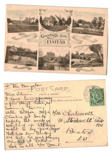 Vintage postcard multi view - vintage, multi-view