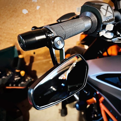 Motorcycle handle bar end - handle,