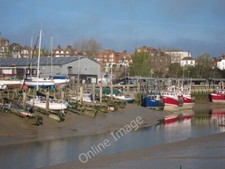 Photo 6x4 Boats at Rye A small