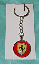 Ferrari keyring silver plated