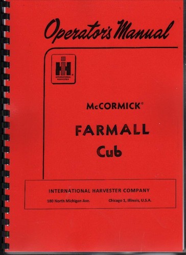 International farmall cub - international, "cub"