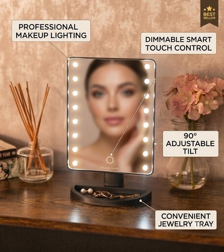 Led hollywood vanity - hollywood, mirror