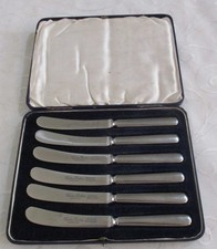 Vintage Wheatley Brothers Sheffield Stainless Steel Butter knives