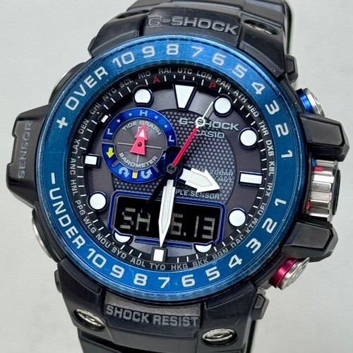 Casio shock gwn 1000b - g-shock, solar