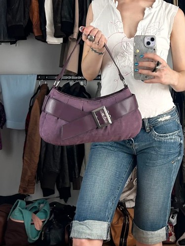 Vintage purple velour - /, fabric