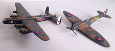 CORGI battle of Britain diecast Planes AVRO LANCASTER 1:144 SPITFIRE 1:72 bundle
