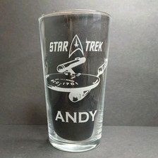 PERSONALISED STAR TREK PINT