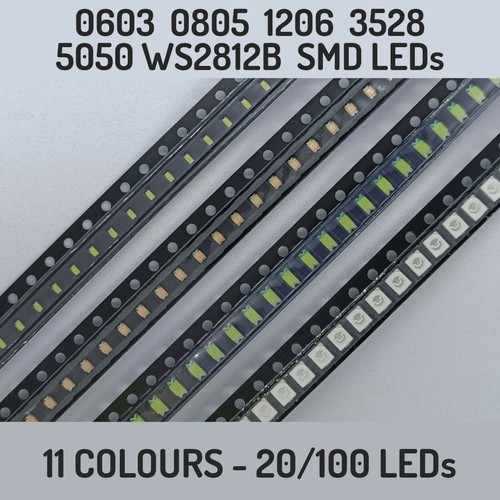 20x smd leds 0603 0805 - leds,