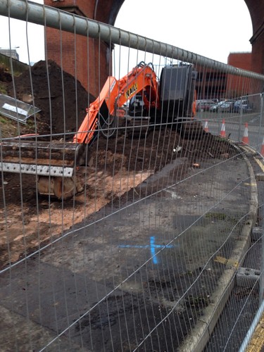 Groundwork mini digger - groundwork,