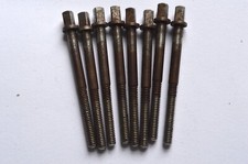 Ludwig or Leedy Tension Rods. 40's. Vintage. Set of 8.