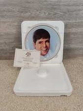 Cliff Richard Babyface 40 Glorious Years Porcelain Plate 22 Carat Gold Trim