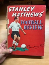 Vintage STANLEY Matthews Football Review " Illustrated Large Hardcover Book (P4)