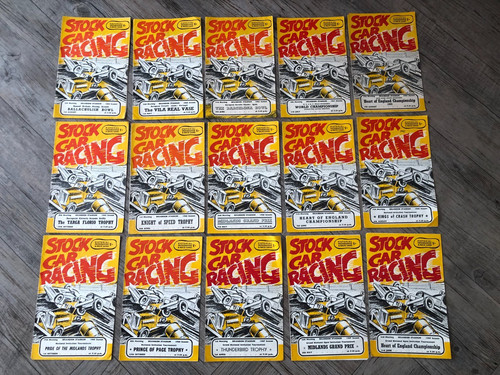 Stock car racing programmes - , x