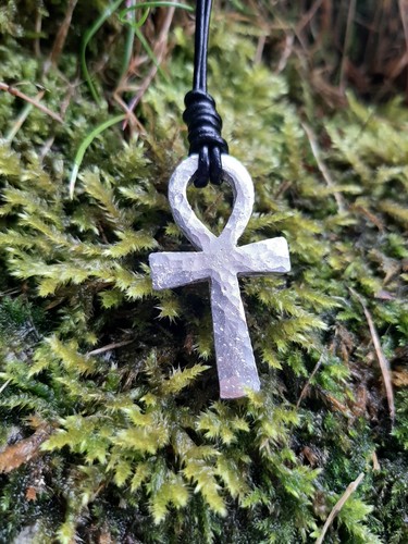 Ankh pendant necklace cast - pendant,