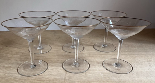 Moser royal liqueur - liqueur, glasses