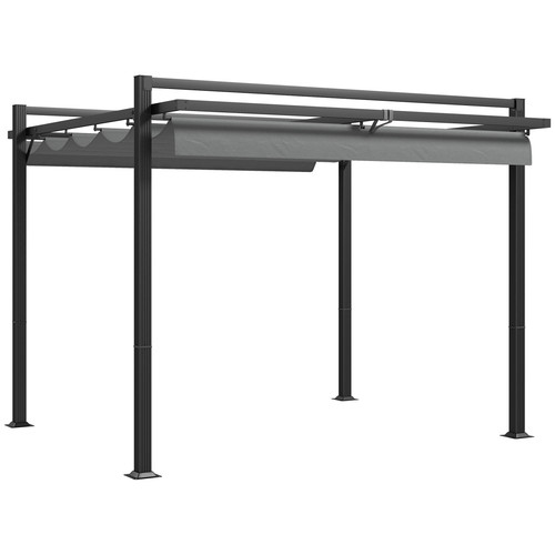 Retractable pergola gazebo - retractable,