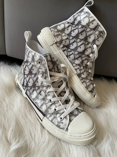 Dior b23 high tops - white, and
