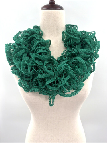 Handmade ruffle yarn scarf - handmade,