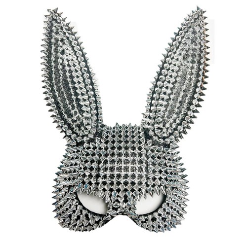 Silver studded sexy bunny eye - studded,