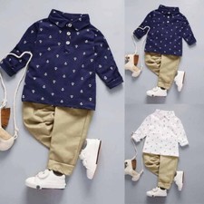 Baby Kids Boys Gentleman Tops