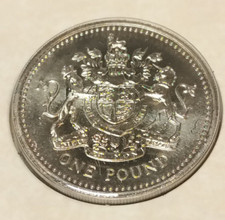 1998 BUNC £1 One Pound Coin Brilliant Uncirculated