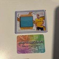 Wolves CRAIG DAWSON MATCH WORN PATCH 45/99 - 2023/24 PANINI IMMACULATE RELIC