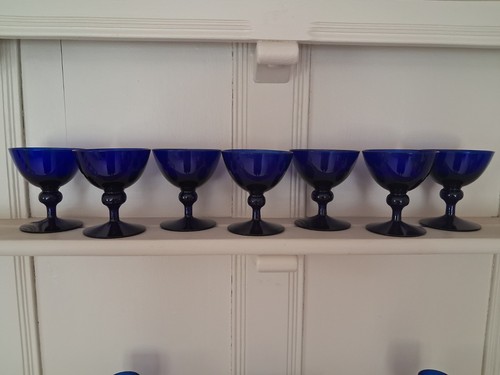 Vintage set cobalt blue - vintage,