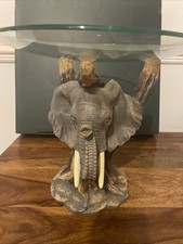 Hand Painted Elephant Head And