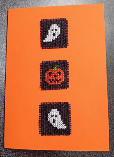 Handmade cross stitch - cross,