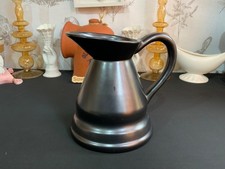 Dartmouth Pottery 'Oil Can Jug' Black Rustic Cottage Farmhouse 288