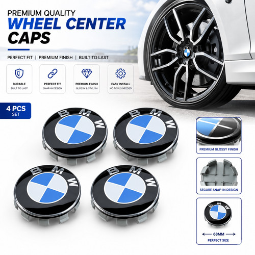 Set bmw wheel centre - set, of