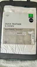 M&S Home Duck Feather & Down 4.5 Tog Superking Duvet New