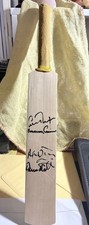 Signed miniture cricket bat - miniture,