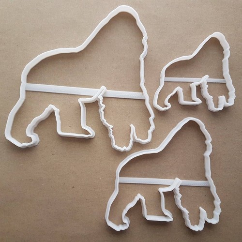 Gorilla ape silver back shape - ape,